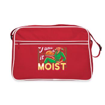 Je l’aime humide Thanksgiving Costume dinde jour - Sac Retro - rouge/blanc - Devant