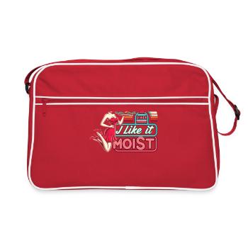 Je l’aime humide Thanksgiving Costume dinde jour - Sac Retro - rouge/blanc - Devant