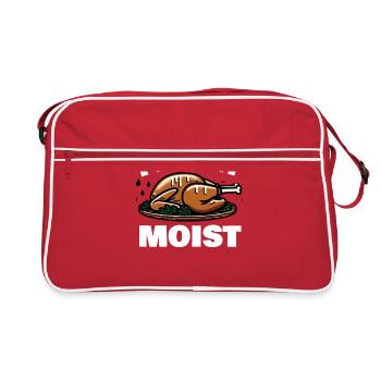 Je l’aime humide Thanksgiving Costume dinde jour - Sac Retro - rouge/blanc - Devant