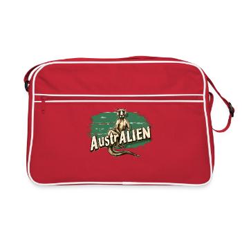 ausAustralia Roo Aussie Funny Australien Kangourou - Sac Retro - rouge/blanc - Devant