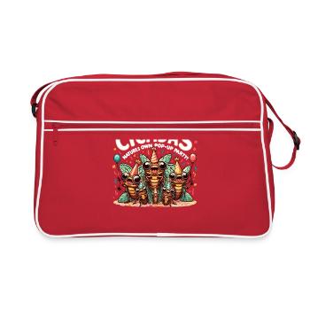 Cigale 2024 Double couvée Cigale - Sac Retro - rouge/blanc - Devant
