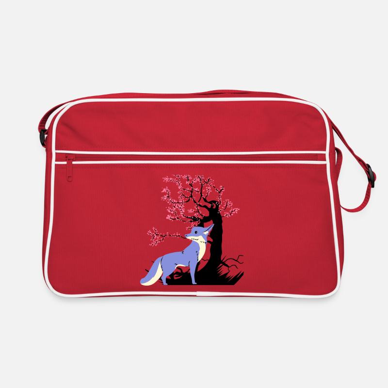 Fuchs Fantasy Waldtier Märchenfigur Kind Retro Tasche