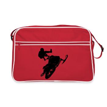 Snowmobile cleasanna tiománaí - Retro Bag - red/white - Front