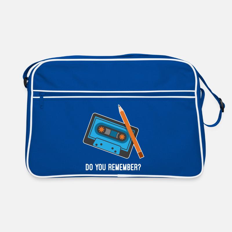Que tu remember ? Cassette et crayon Fun Design Sac Retro
