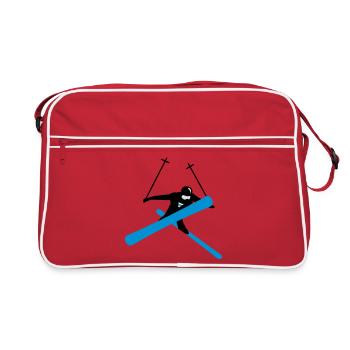 Ski acrobatique - Sac Retro - rouge/blanc - Devant