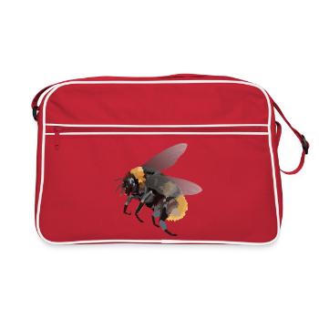 Heike, le bourdon - Sac Retro - rouge/blanc - Devant