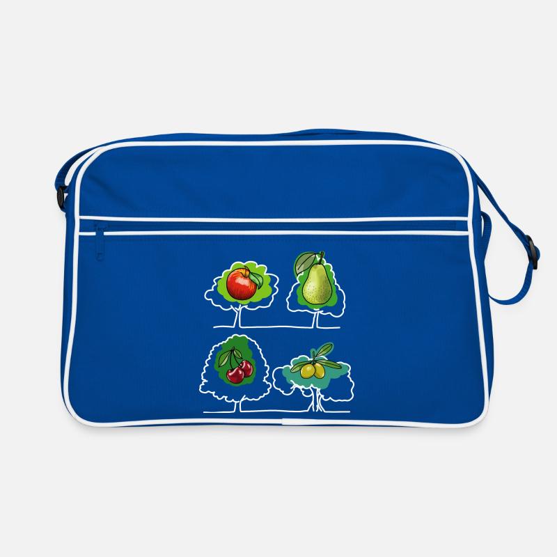 Apple, Pear, Cherry Retro Bag