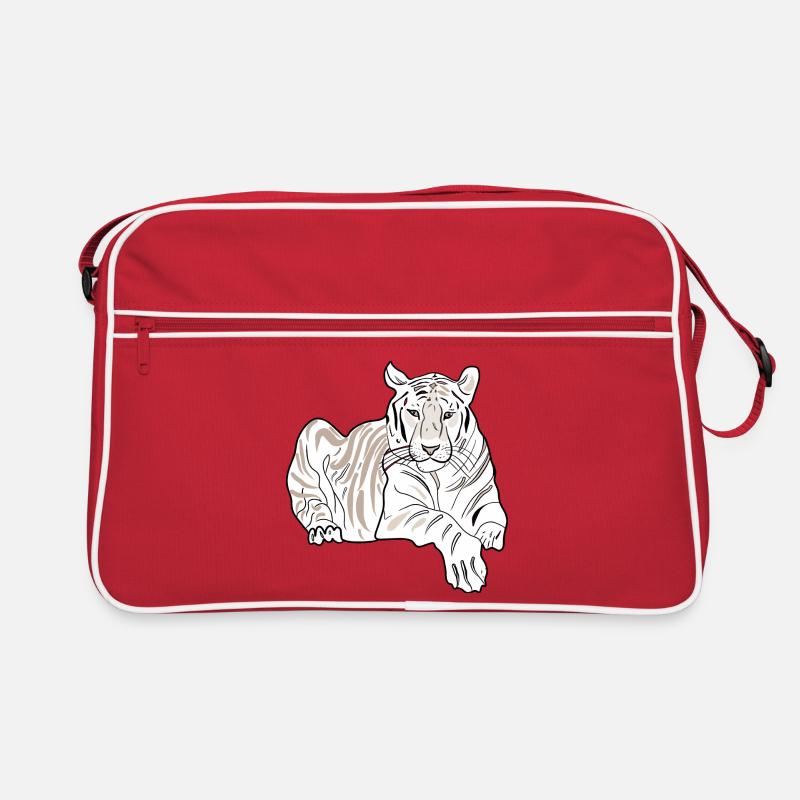 LIEGENDER TIGER Retro Tasche