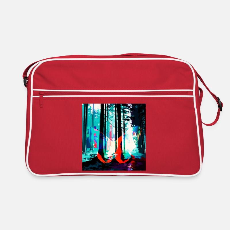 Neonwald Traumprint Retro Tasche