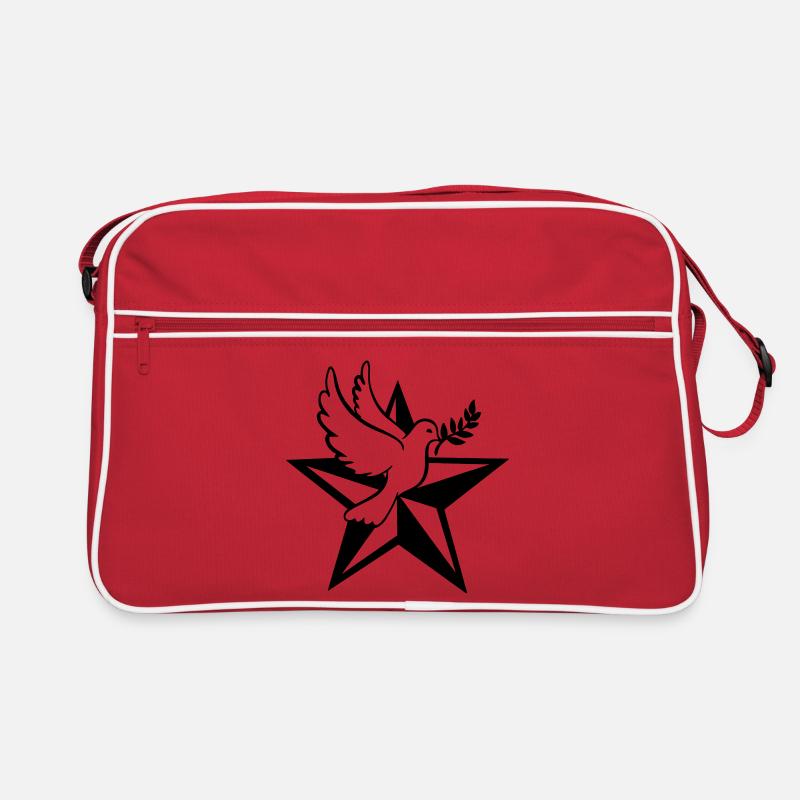 Star with pigeon Retro Bag