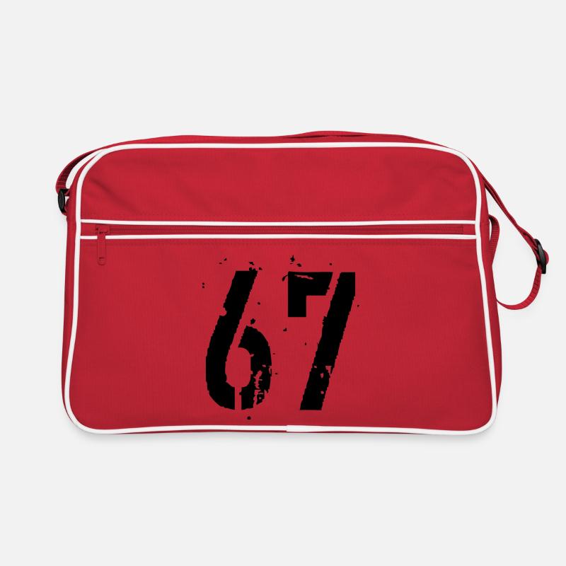 Nummer 67 Retro Tasche
