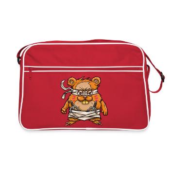HAM-JITSU - Sac Retro - rouge/blanc - Devant