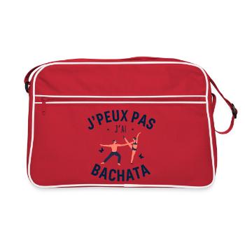 J Peux Pas J Ai Bachata - Sac Retro - rouge/blanc - Devant