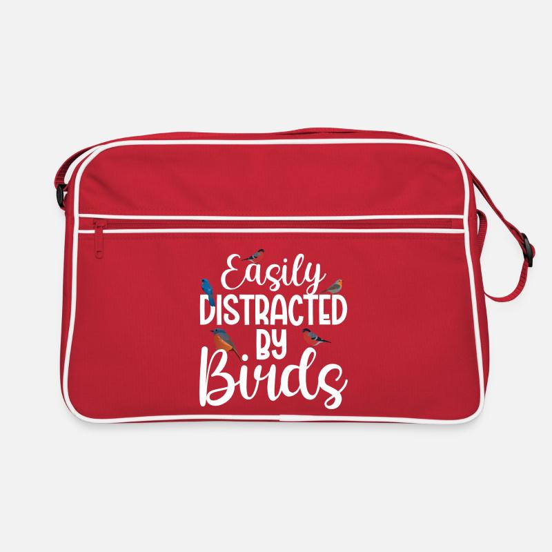 Facilement distrait par les oiseaux Sac Retro