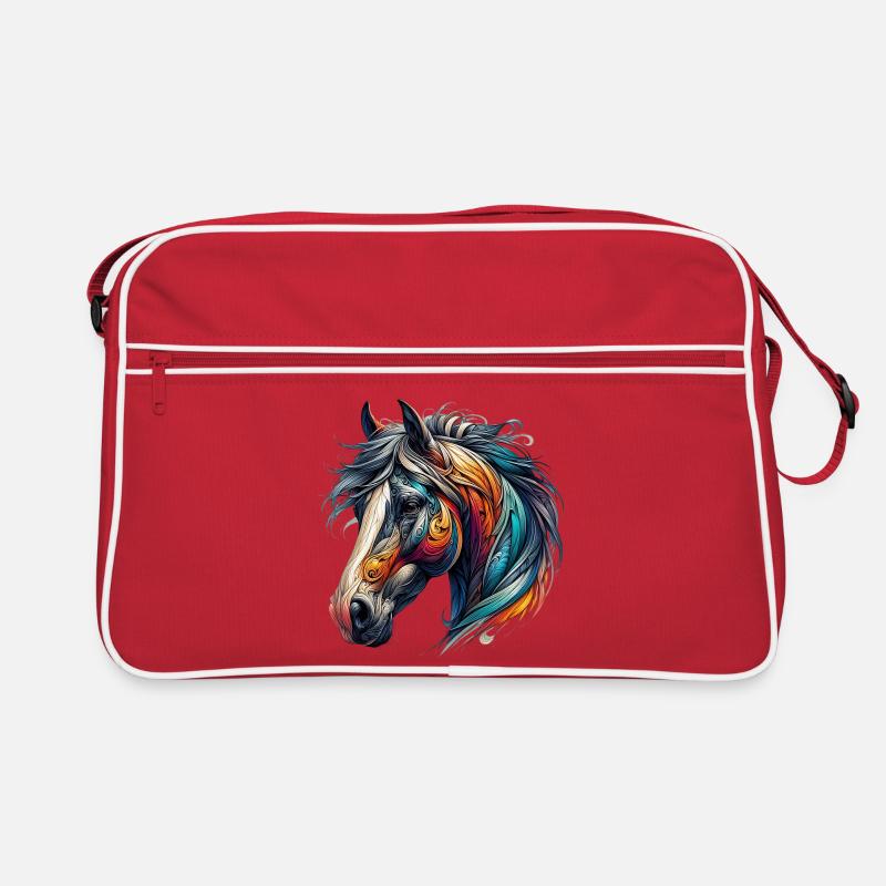 Pferd Retro Tasche