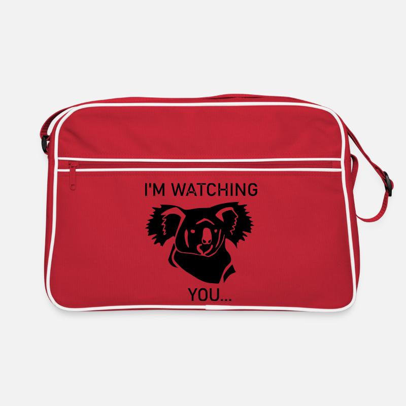 Koala is watching you Retro Tasche