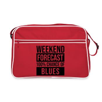 Blues Blues Blues - Sac Retro - rouge/blanc - Devant