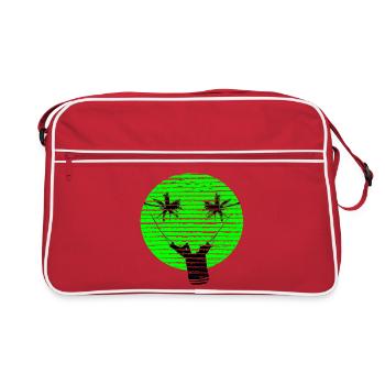 SMILEY VACANCES - Sac Retro - rouge/blanc - Devant
