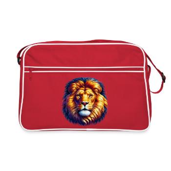 Lion - Sac Retro - rouge/blanc - Devant