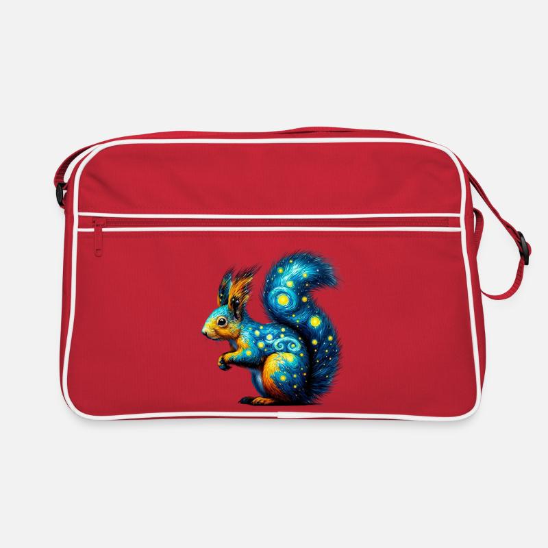 Eichhörnchen Retro Tasche