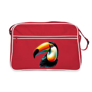 Toucan - Retro Bag - red/white - Front