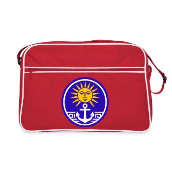 Greece Sun - Retro Bag - red/white - Front