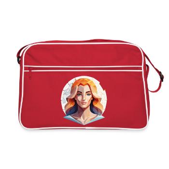 Vierge - Sac Retro - rouge/blanc - Devant