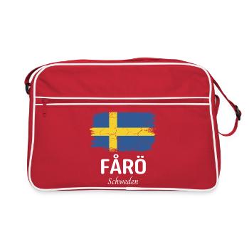 Faro - Sac Retro - rouge/blanc - Devant