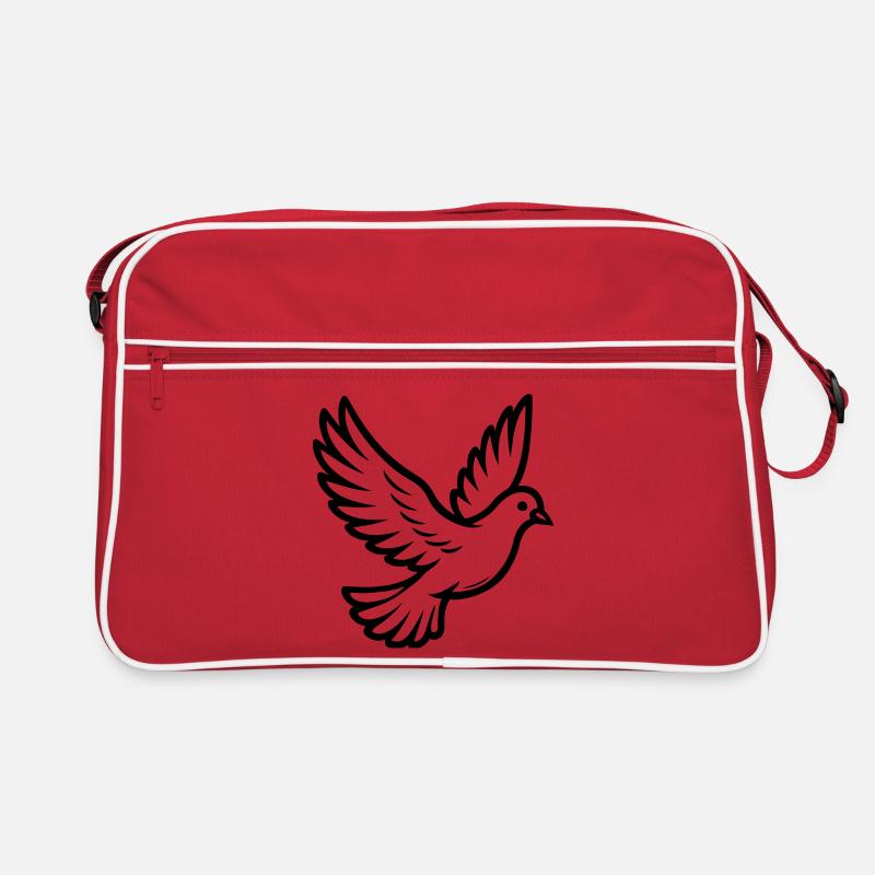 Taube Vogel Retro Tasche