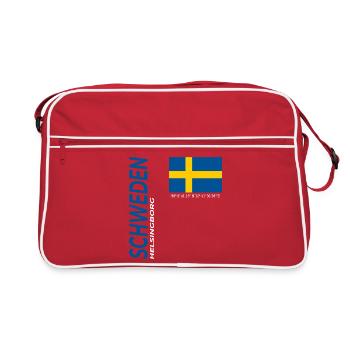 Helsingborg - Retro Bag - red/white - Front