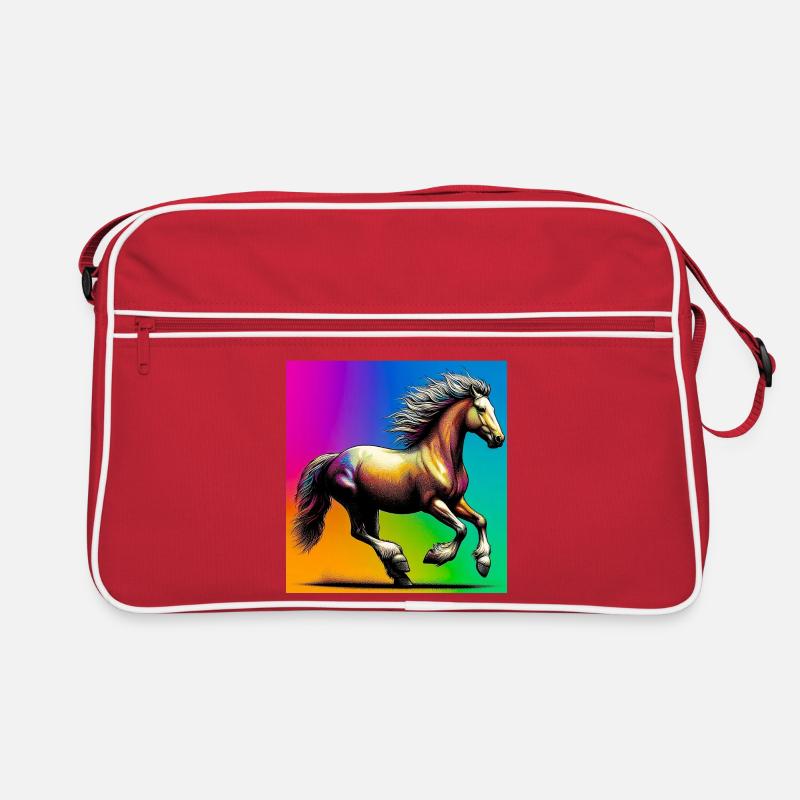 Pferd Retro Tasche