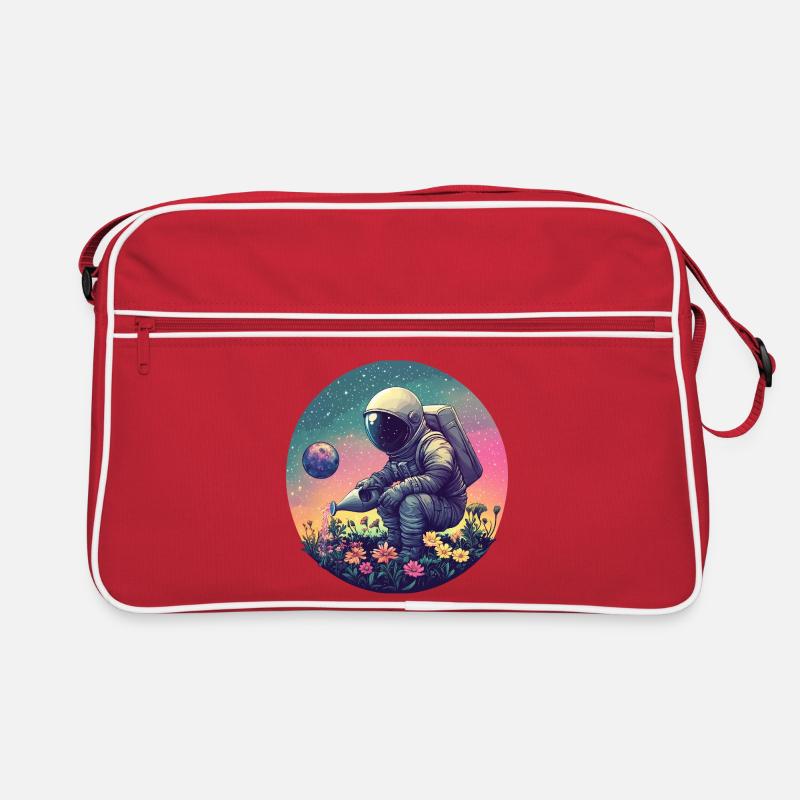 Space Blossoms Astronaut Retro Bag