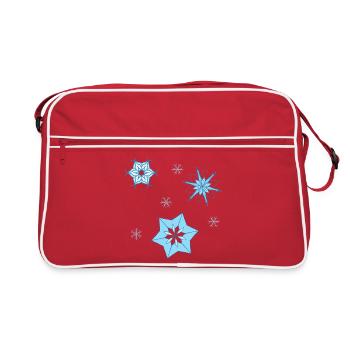 Étoiles d’hiver - Sac Retro - rouge/blanc - Devant