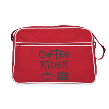Coffee Rider Coffee Ride Cyclisme Café Vélo de route - Sac Retro - rouge/blanc - Devant