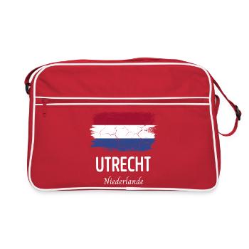 Utrecht - Retro Bag - red/white - Front
