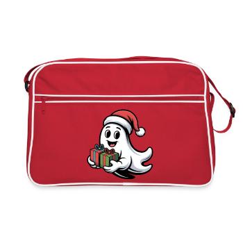 Weihnachtsgeist mit Geschenken - Sac Retro - rouge/blanc - Devant