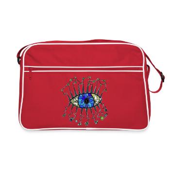 Spy eye - Retro Bag - red/white - Front