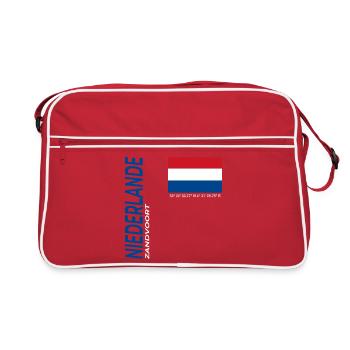 Zandvoort - Sac Retro - rouge/blanc - Devant