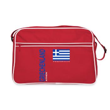 Athènes - Sac Retro - rouge/blanc - Devant