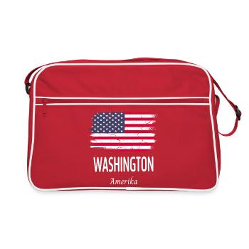 Washington - Sac Retro - rouge/blanc - Devant