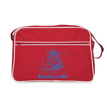 Gaming Bee on the PC Buzzing to Win - Retro Bag - red/white - Front