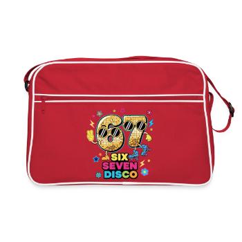 67 Six Seven 6-7 - Disco Retro Party - Sac Retro - rouge/blanc - Devant