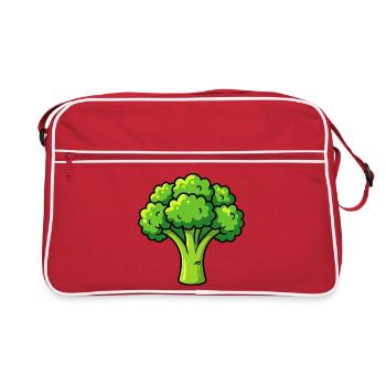 Brocoli - Sac Retro - rouge/blanc - Devant