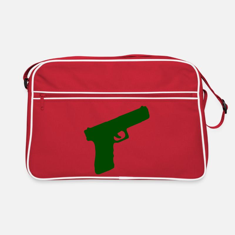 Pistole Waffe Retro Tasche