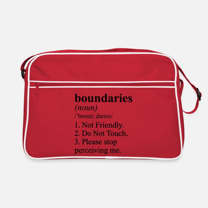 Définition drôle et non amicale Sac Retro