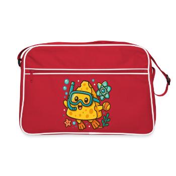 Cheese Underwater Adventure - Retro Bag - red/white - Front