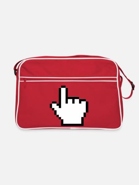 Original mouse hand - Retro Bag - red/white - Front