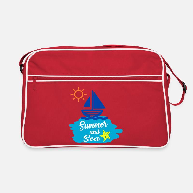 Été et Mer - Conception estivale Sac Retro