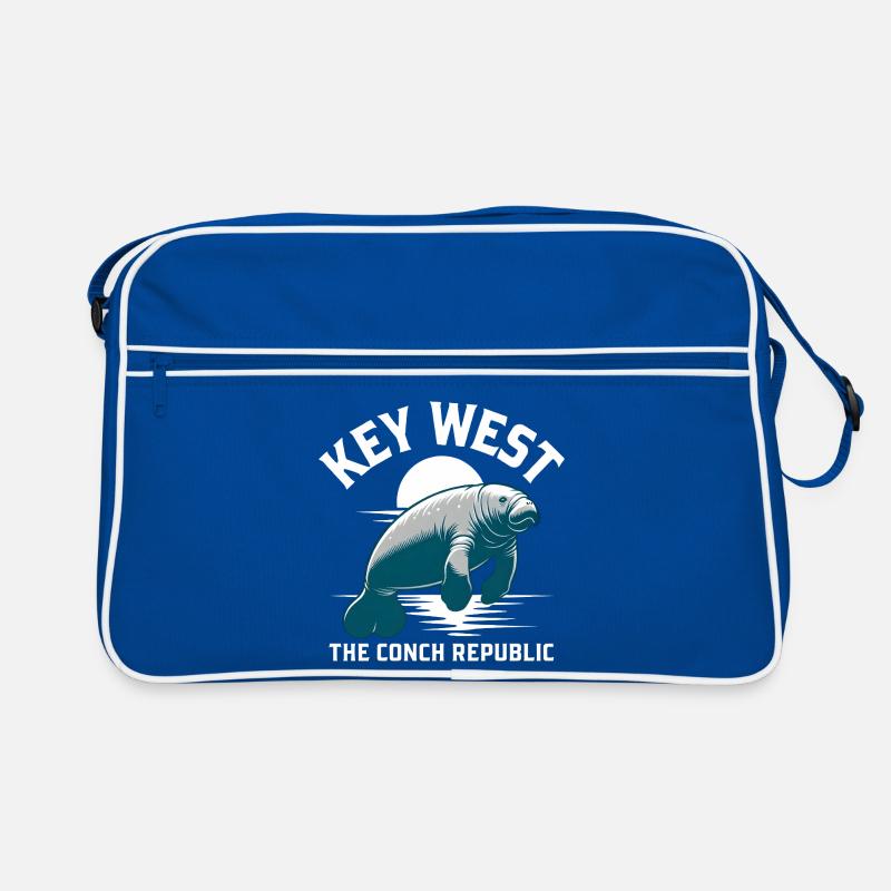 Key West Manatee Retro Bag