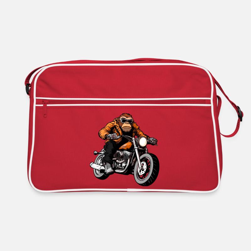 Motorcycle Monkey Retro Bag